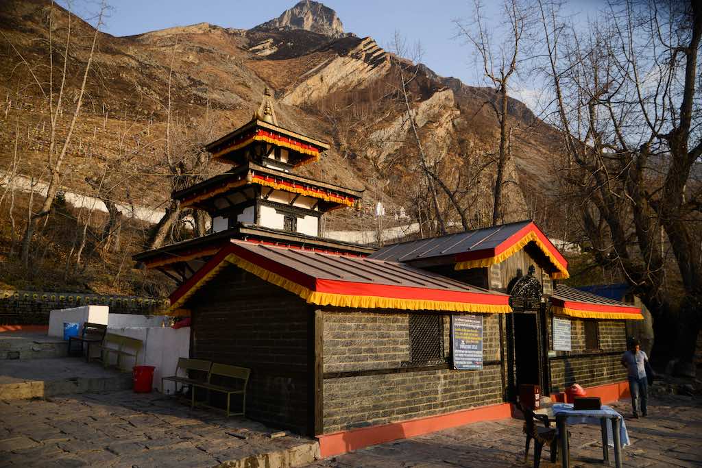 Muktinath-Temple-a-popular-hindu-pilgrimage-site-in-Jomsom-Mustang-min Awesome sunny views of the Muktinath temple.