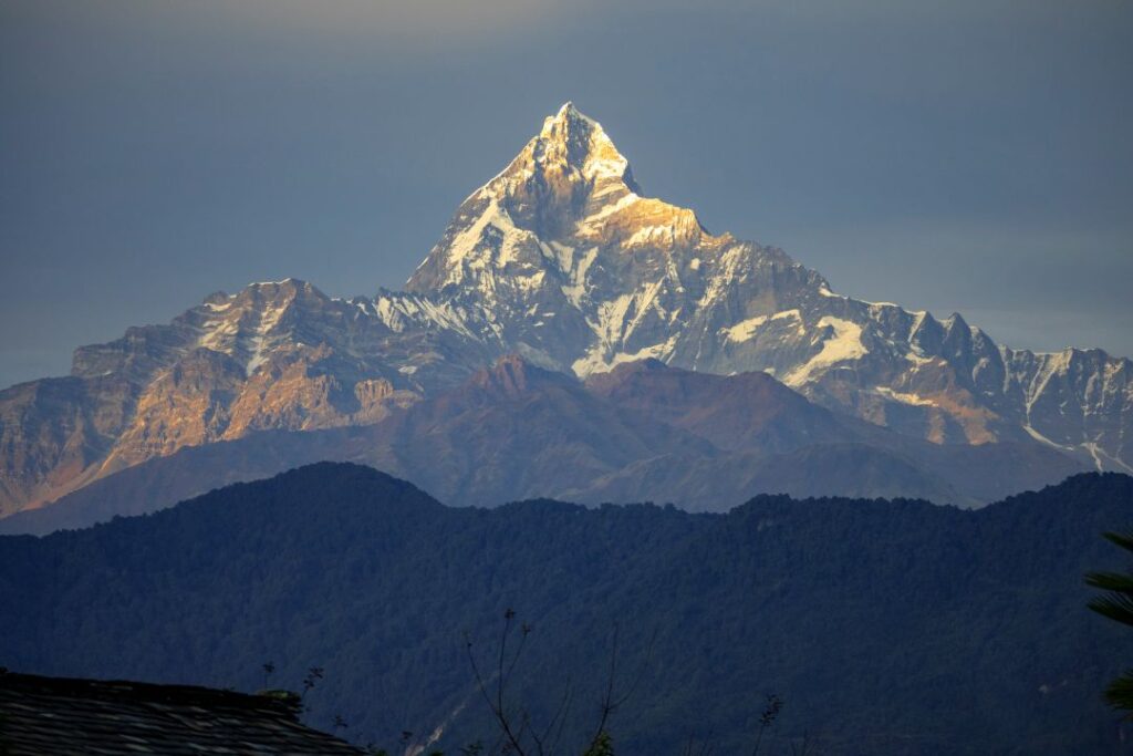 Machapuchhare seen from Pokhara Valley