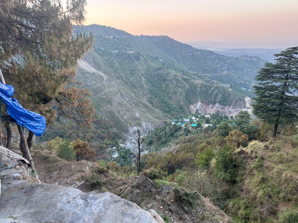 Beautiful views from Triund trek
