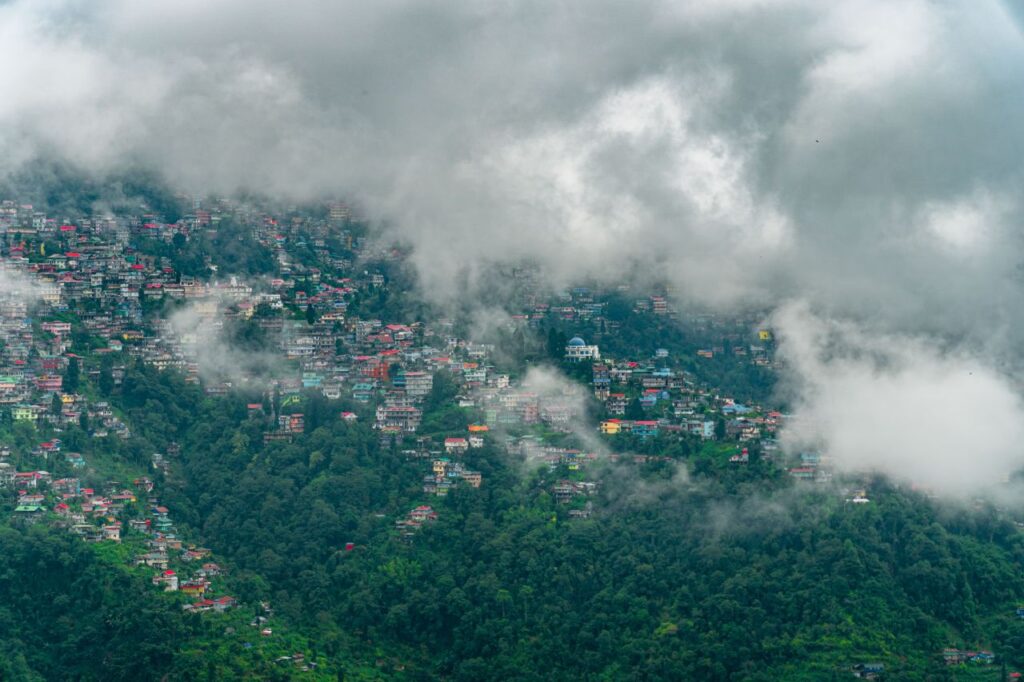Beautiful clouds in Sikkim