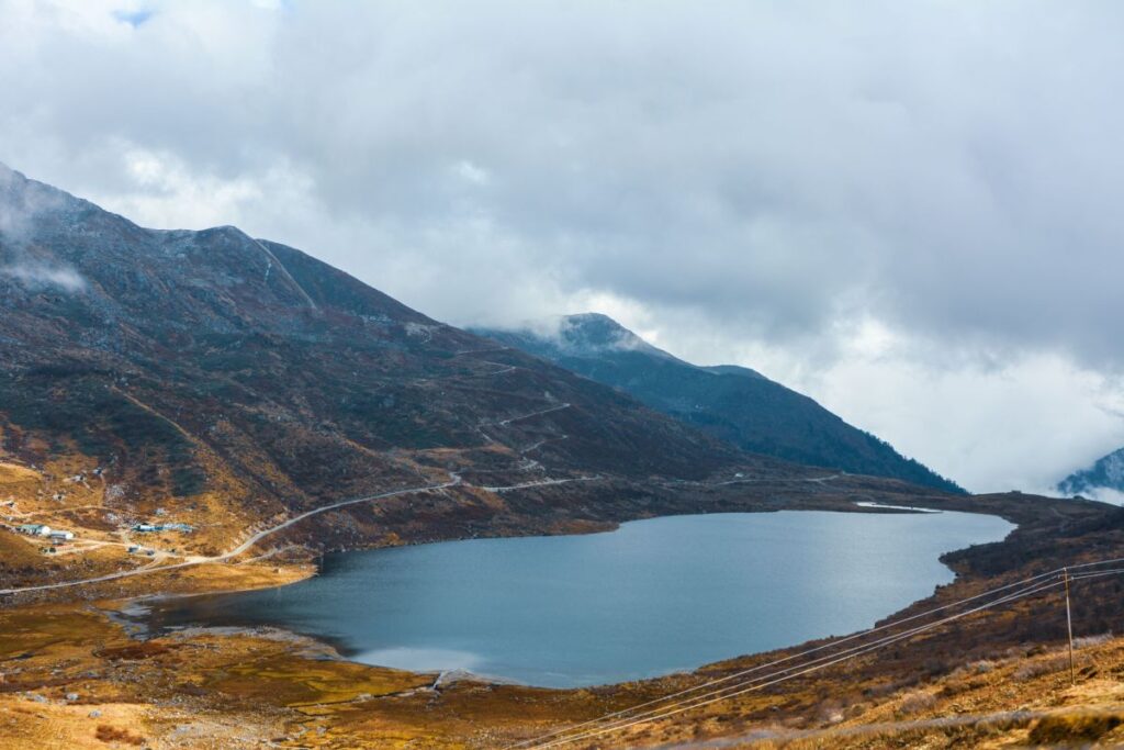 Beautiful lake in Sikkim India