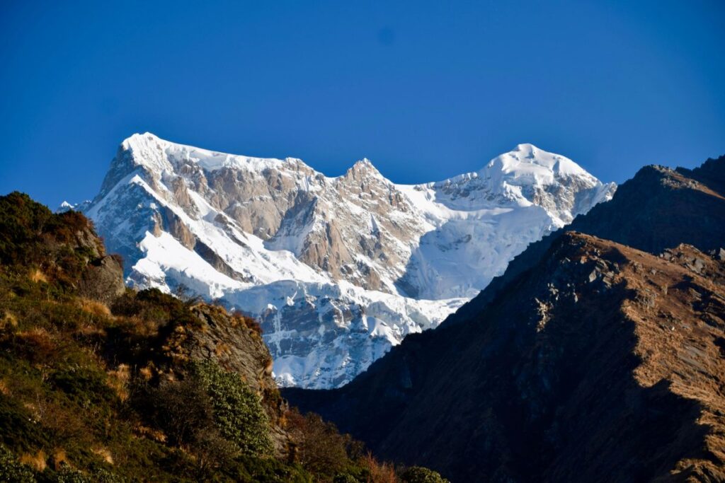 Beautiful Manaslu mountains