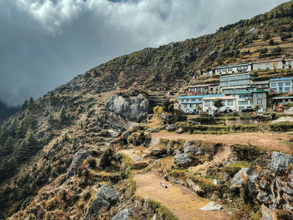 Beautiful tea house in Lukla