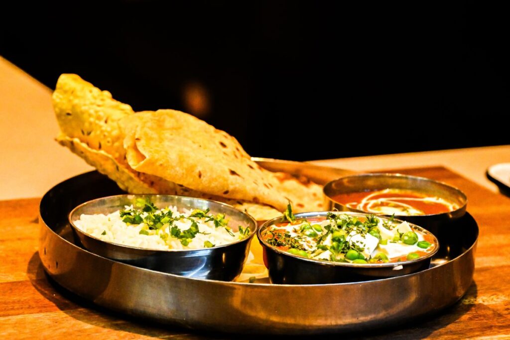 Local Dal Bhat in Nepal Manaslu